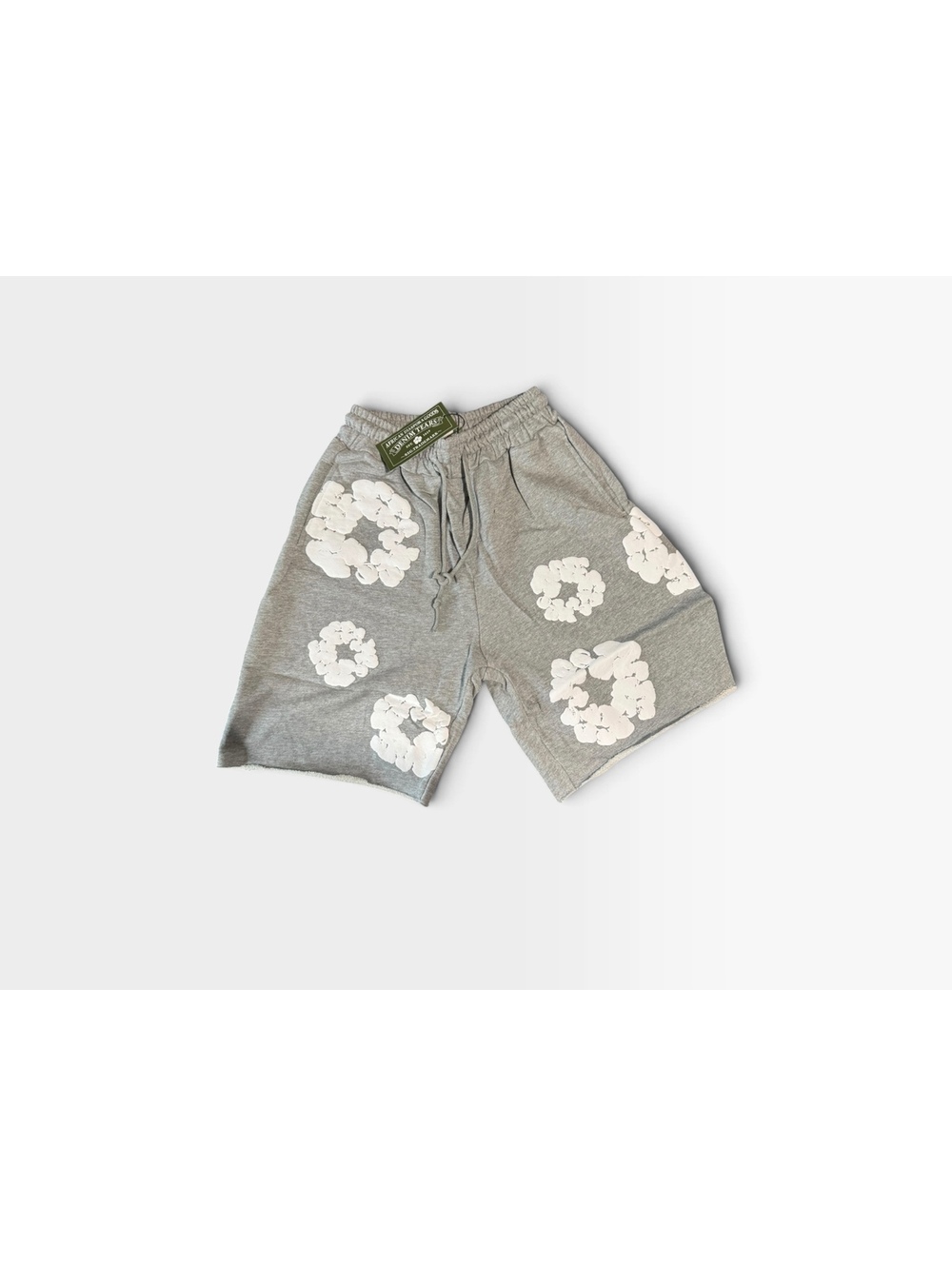 Denim Tears Floral print gray shorts